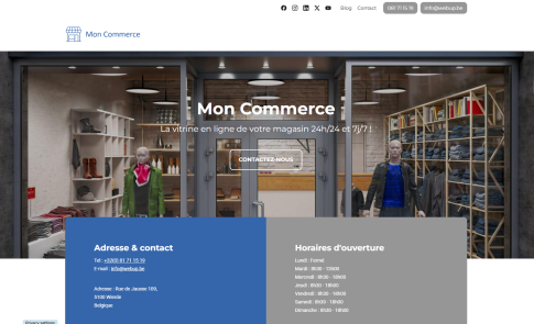 Découvrez "Mon Commerce" : le site Internet adapté aux commerçants et indépendants