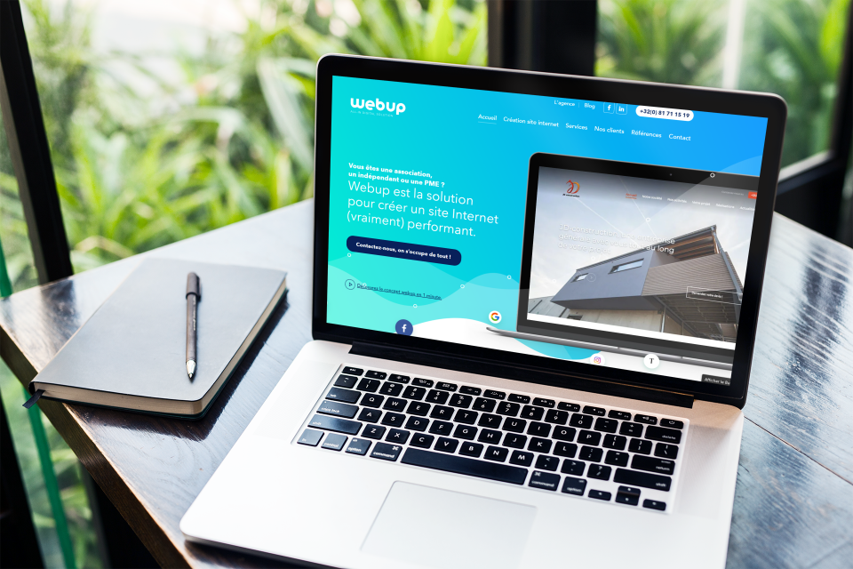 Création de site web dans le Hainaut | WebUp