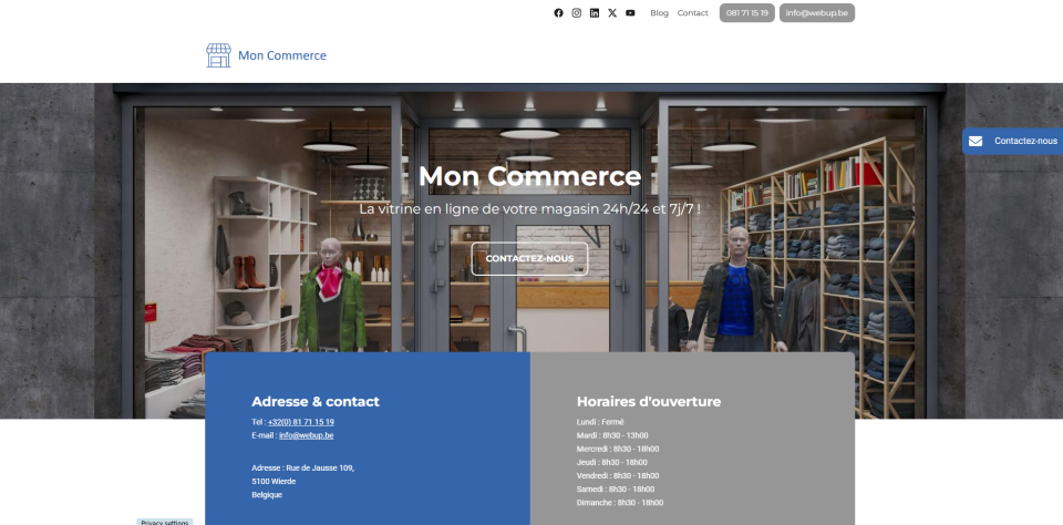 Découvrez "Mon Commerce" : le site Internet adapté aux commerçants et indépendants