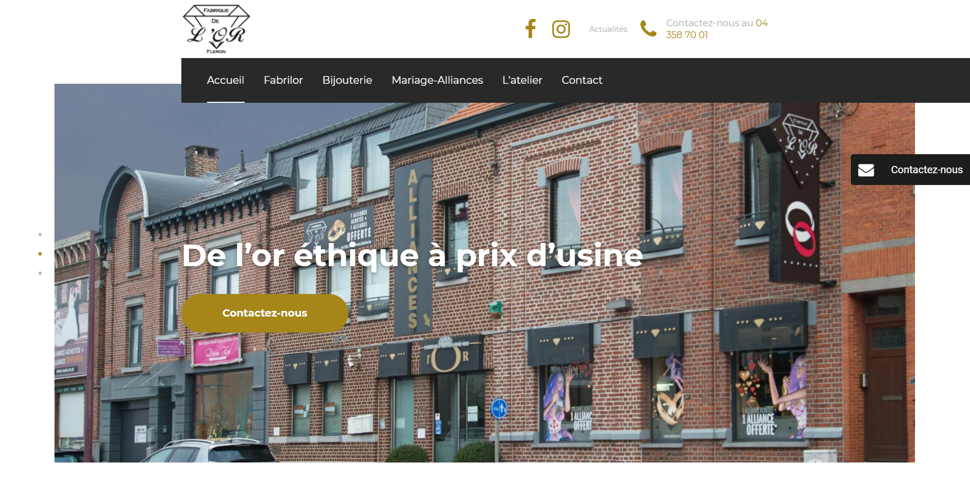 création de site internet liège