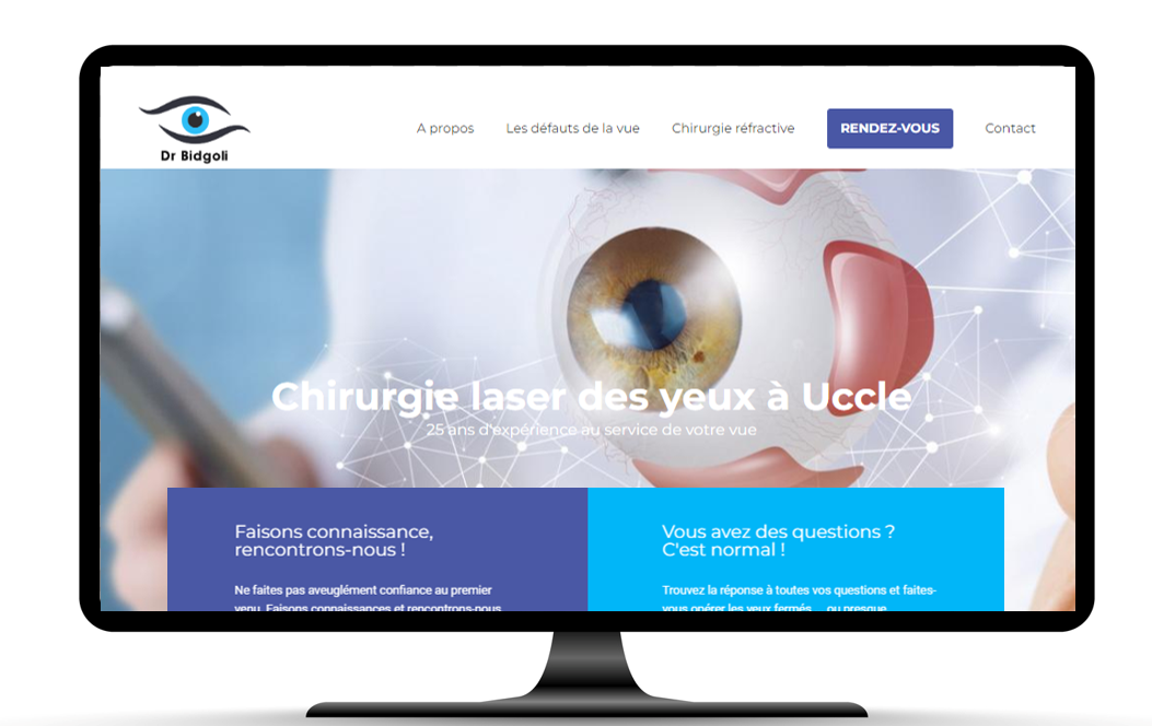 Site internet pour les ophtalmologues